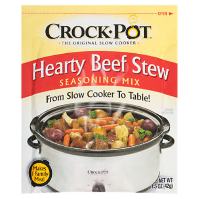 Crock Pot Hearty Beef Stew Seasoning Mix, 1.5 oz