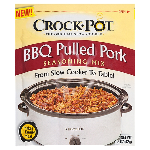 Crock Pot BBQ Pulled Pork Seasoning Mix, 1.5 oz