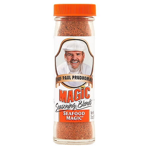 Chef Paul Prudhomme Magic Seafood Magic Seasoning Blends, 2 oz
Seafood Magic® is a versatile blend of herbs and spices which adds great flavor when cooking your favorite seafood. You'll love its versatility when used on poultry, meat, vegetables, soup, rice, bean and pasta dishes.