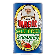 Chef Paul Prudhomme Magic Seasoning, Salt Free, 5 Ounce