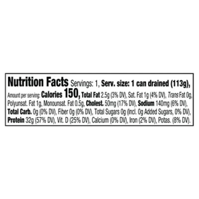 Chicken of the Sea Solid White Pure Tuna, 4 oz