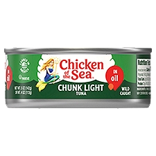 Chicken of the Sea Chunk Light Tuna in Oil, 5 oz