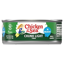Chicken of the Sea Chunk Light in Water, Tuna, 5 Ounce