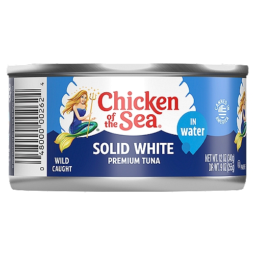 Chicken of the Sea Albacore Premium Tuna in Water, 12 oz