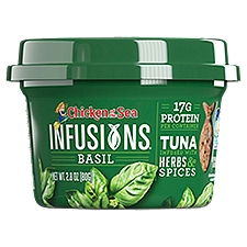 Chicken of the Sea Infusions Tuna, Basil, 2.8 Ounce