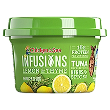 Chicken of the Sea Infusions Lemon & Thyme, Tuna, 2.8 Ounce