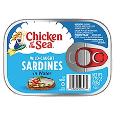 Chicken of the Sea Sardines in Water, 3.75 oz, 3.75 Ounce