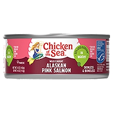Chicken of the Sea Skinless & Boneless Wild Alaskan Pink Salmon in Water, 5 oz, 5 Ounce