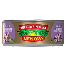 Genova Garlic & Tuscan Herb Flavor Yellowfin Tuna in Olive Oil, 5 oz