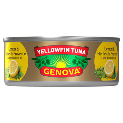 Genova Premium Yellowfin Tuna in Lemon and Herbes de Provence Infused Olive Oil 5 oz
