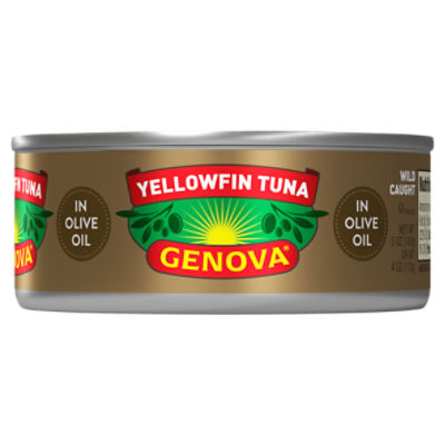 Genova Premium Yellowfin Tuna in Olive Oil 5 oz, 5 Ounce