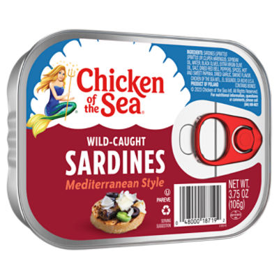Wild Caught Sardines, Mediterranean Style