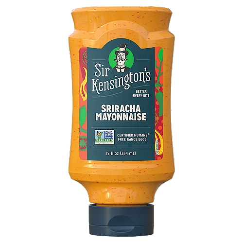 Sir Kensington's Mayonnaise Sriracha Mayo 12 oz
Sir Kensington's Sriracha Mayo is made with 100% sunflower oil, and Humane Free Range Eggs. At Sir Kensington's, we make real condiments from ingredients you can pronounce. We strive to source the best ingredients possible. All of our condiments and dressings are proudly Non-GMO Project Verified and gluten free. We never use any artificial ingredients, colors, or preservatives. We believe if it's not food, it doesn't belong in our food. Our condiments and salad dressings are always in good taste, with good taste, for those with good taste. Sir Kensington's started out of a belief that food and business had the power to create positive change in society. We also sought to create a food company that could be a model for change and stood for what we believed in - the power of food to connect people to each other, to nature, and to our creativity. Now we work every day to fulfill our mission: To reimagine ordinary and overlooked with fearless integrity and charm. We started by making condiments, and that's all thanks to our fellow food lovers who have taken a chance by joining us on the journey. Cold Weather Warning: Our Mayonnaise and Ranch products are at risk of natural separation if exposed to freezing temperatures in transit. Separated products are entirely safe to eat; however, they cannot be returned to their intended state. If you live in a cold weather climate, please bear this in mind before ordering this condiment.