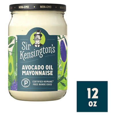 Sir Kensington's Avocado Oil Mayonnaise, 12 fl oz, 12 Fluid ounce