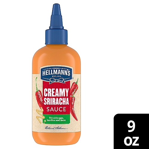 Hellmann's Spread and Dip Dipping Sauce Creamy Sriracha, 9 Fl oz, 1 Ct