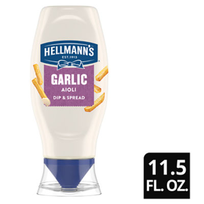 Hellmann's Garlic Dip & Spread Garlic Aioli 11.5 oz - The Fresh Grocer