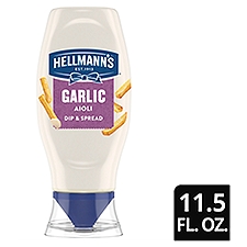 Hellmann's Garlic Dip & Spread Garlic Aioli 11.5 oz, 11.5 Fluid ounce