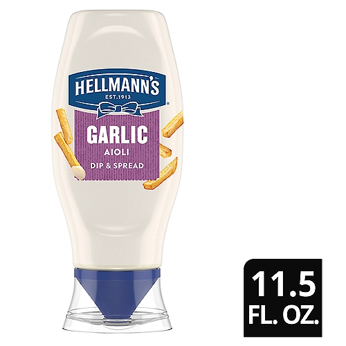 Hellmann's Garlic Dip & Spread Garlic Aioli 11.5 oz