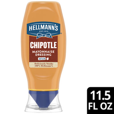 Hellmann's Mayonnaise Dressing Mild Chipotle 11.5 oz, 11.5 Fluid ounce