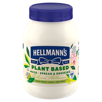 mayoページ Hellmann's Plant Based Mayo Spread & Dressing, 30 fl oz - The