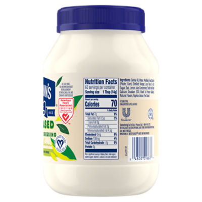 Hellmann's Plant Based Mayo Spread & Dressing, 30 fl oz - The