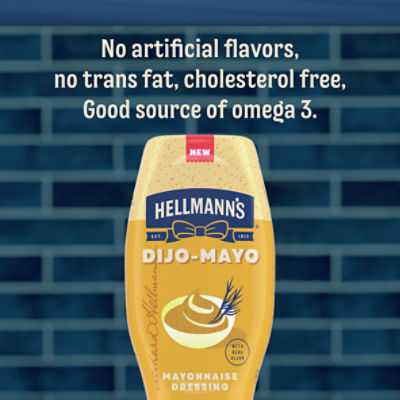 Hellmann's Dijo-Mayo Mayonnaise Dressing, 11.5 fl oz Image 6 of 15