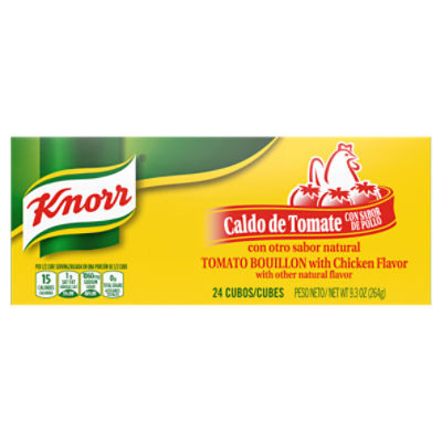 Knorr Tomato Bouillon Cubes with Chicken Flavor, 24 count, 9.3 oz