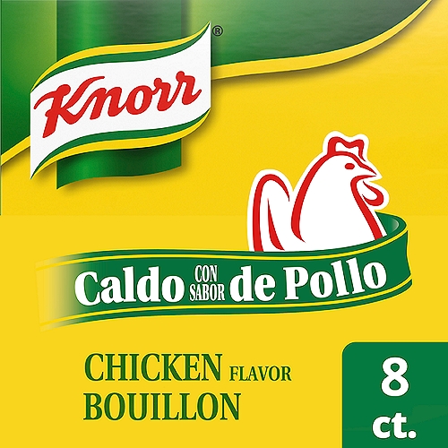 Knorr Chicken Flavor Bouillon Cubes, 8 count, 3.1 oz