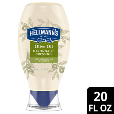 Hellmann's Mayonnaise Dressing with Olive Oil, 20 oz, 20 Ounce