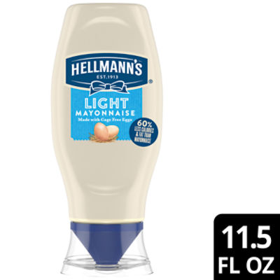 Hellmann's Light Mayonnaise Squeeze Mayo, 11.5 oz - The Fresh 