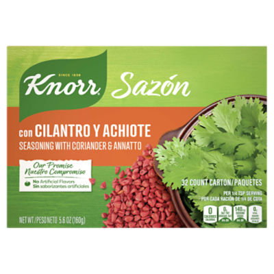 Knorr Sazón Flavorful Seasoning Cilantro and Achiote 5.6 oz, 32 ct ShopRite