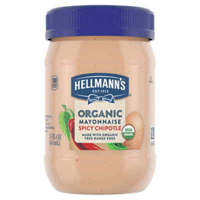 Hellmann's Organic Mayonnaise Spicy Chipotle Mayo 15 oz