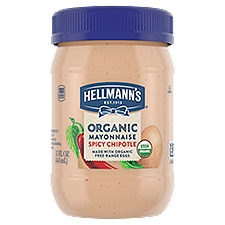 Hellmann's Organic Spicy Chipotle, Mayonnaise, 15 Fluid ounce