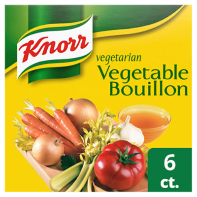 Knorr Bouillon Cubes Vegetable 2.1 oz, 6 count, 2.1 Ounce