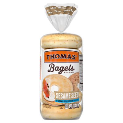 Thomas' Sesame Seed Bagels, 6 count, 20 oz