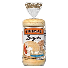 Thomas' Sesame Seed Soft & Chewy Bagels, 6 count, 20 Ounce
