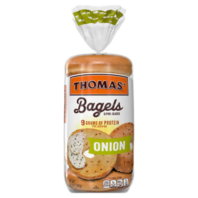 Thomas' Onion PreSliced, Bagels