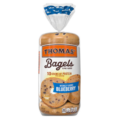 Thomas' Blueberry Bagels, 6 count, 1 lb 4 oz