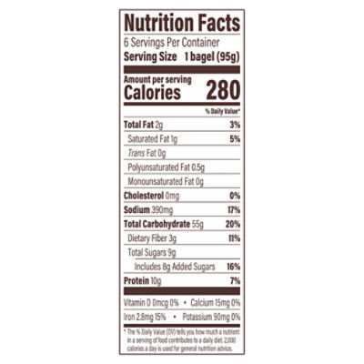 Nutrition Facts Blueberry Bagel Cream Cheese Besto Blog