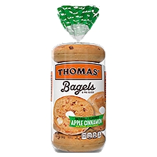 Thomas' Pre-Sliced Apple Cinnamon, Bagels, 20 Ounce