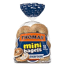 Thomas' Everything Mini Bagels, 10 count, 15 oz, 15 Ounce