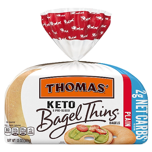 Light texture and delicious taste in a 2 net carb and keto bagel.