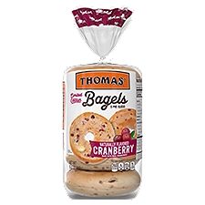 Thomas' Limited Edition Cranberry Bagels, 5 count, 15.8 oz, 15.8 Ounce