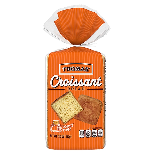 Thomas' Croissant Bread, 13.5 oz