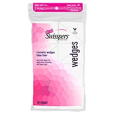 Swisspers Latex Free Cosmetic Wedges, 32 count