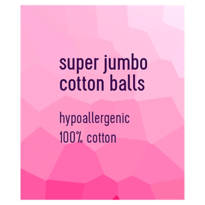 Swisspers Supreme Jumbo Plus Cotton Balls, 140 Count (Pack of 24)