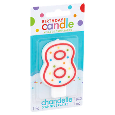 Amscan 8, Birthday Candle