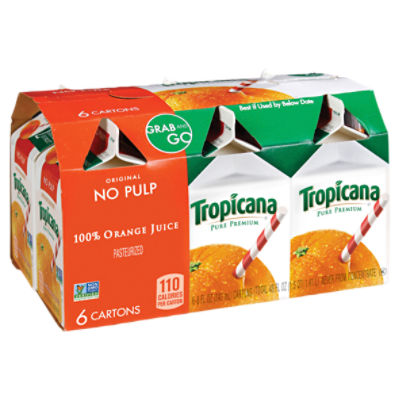 Tropicana Pure Premium Low Acid 100% Juice Orange No Pulp with