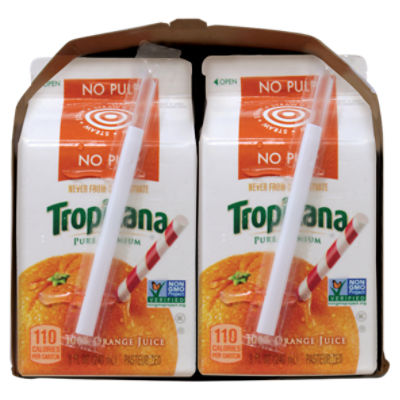 Tropicana Pure Premium 100 Orange Juice Original No Pulp 8 Fl Oz