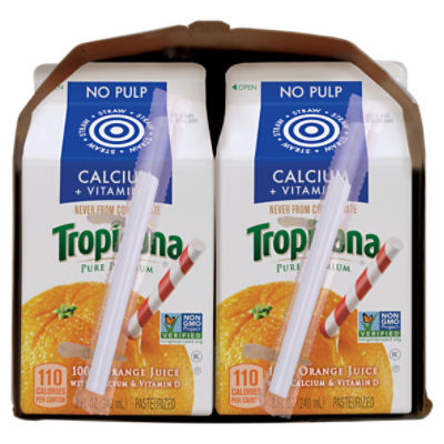Tropicana Pure Premium 100 Orange No Pulp with Calcium and
